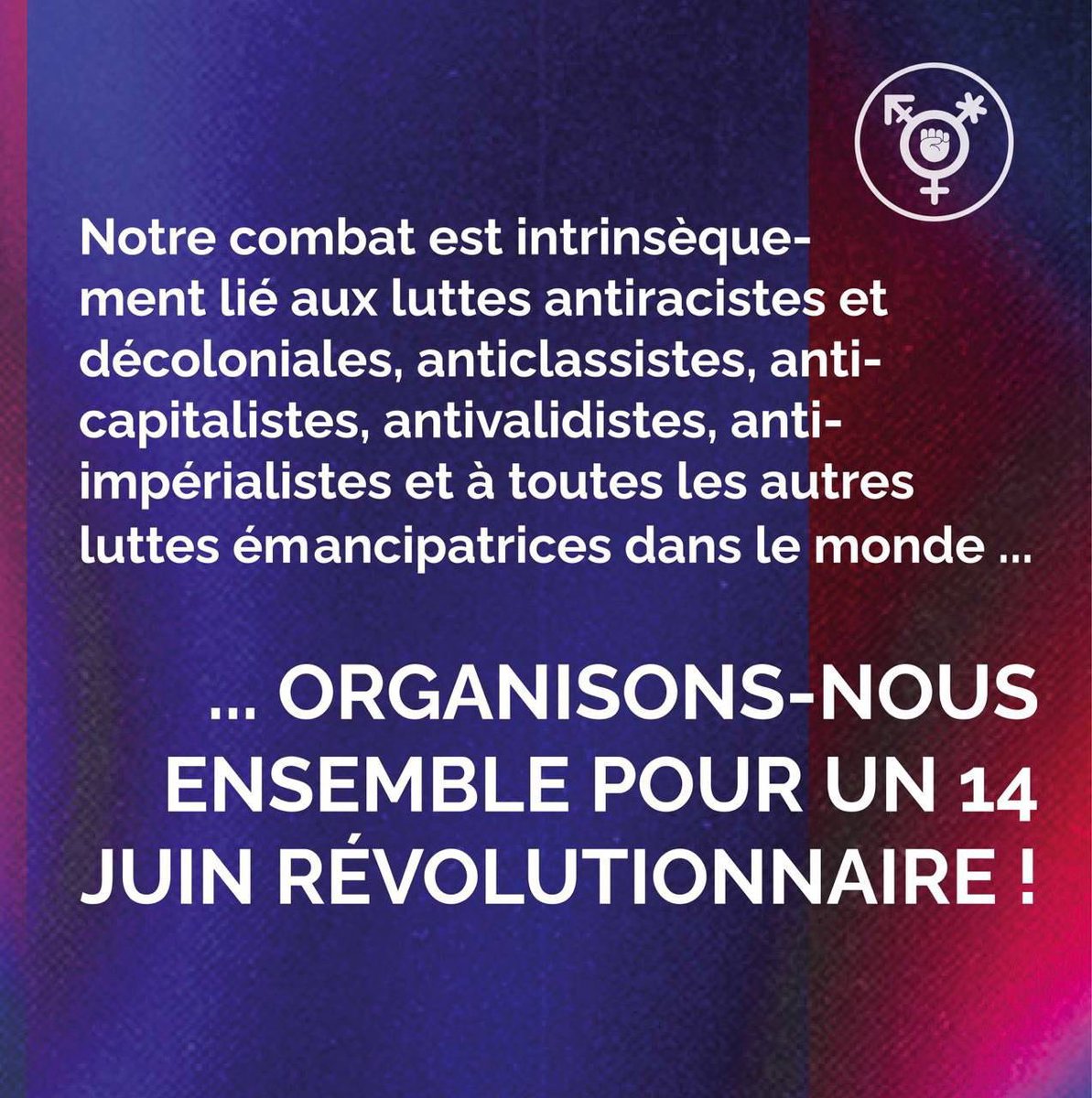 SUD_EP's tweet photo. ✊🟣Sud-EP exige aux côtés du collectif Grève féministe-UNIL, le droit de grève le 14 juin et, par conséquent, la non-tenue des examens ce jour là!

La révolution sera féministe ou ne sera pas! https://t.co/P8xk9depRV