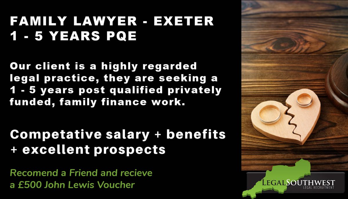 Solicitor – Family  legalsouthwest.co.uk/job/solicitor-…