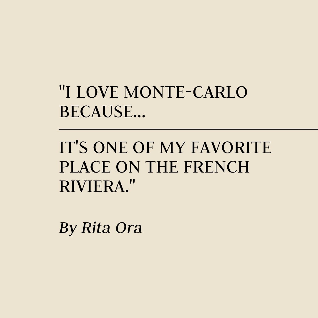 MonteCarloLive's tweet photo. #FallinLovewithMonteCarlo
Let's Fall in love with Monte-Carlo!
Top singer @RitaOra spoke to us about her fondness for the Principality : https://t.co/yHyLcPr0Vj https://t.co/TZd6068s6e