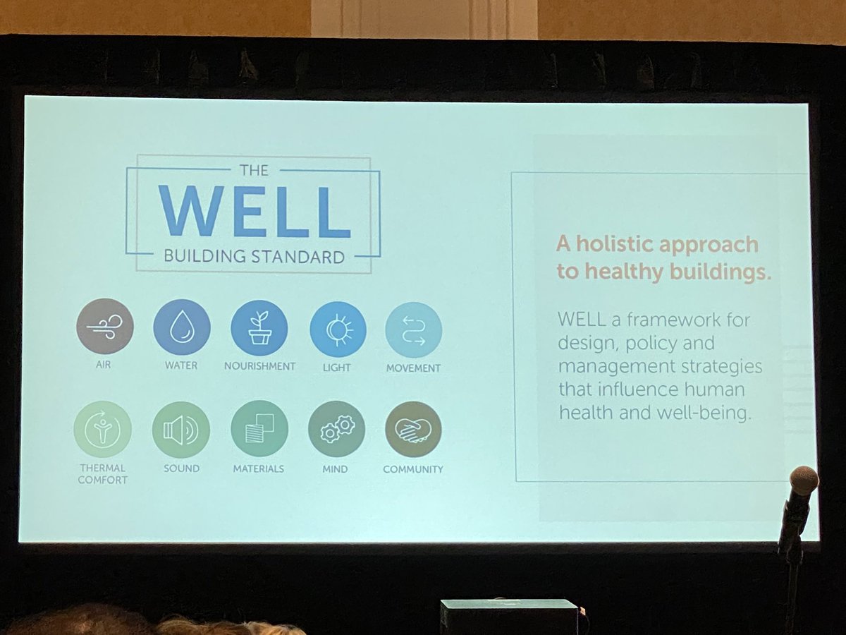 JaneLam_SW's tweet photo. Interesting to learn from Dr @mtrowbr at @icaanews #ICAAConference about the #WellBuildingStandard & love that @flySFO is the first airport built with it! 🤩😎 https://t.co/XizhG9Wn4N