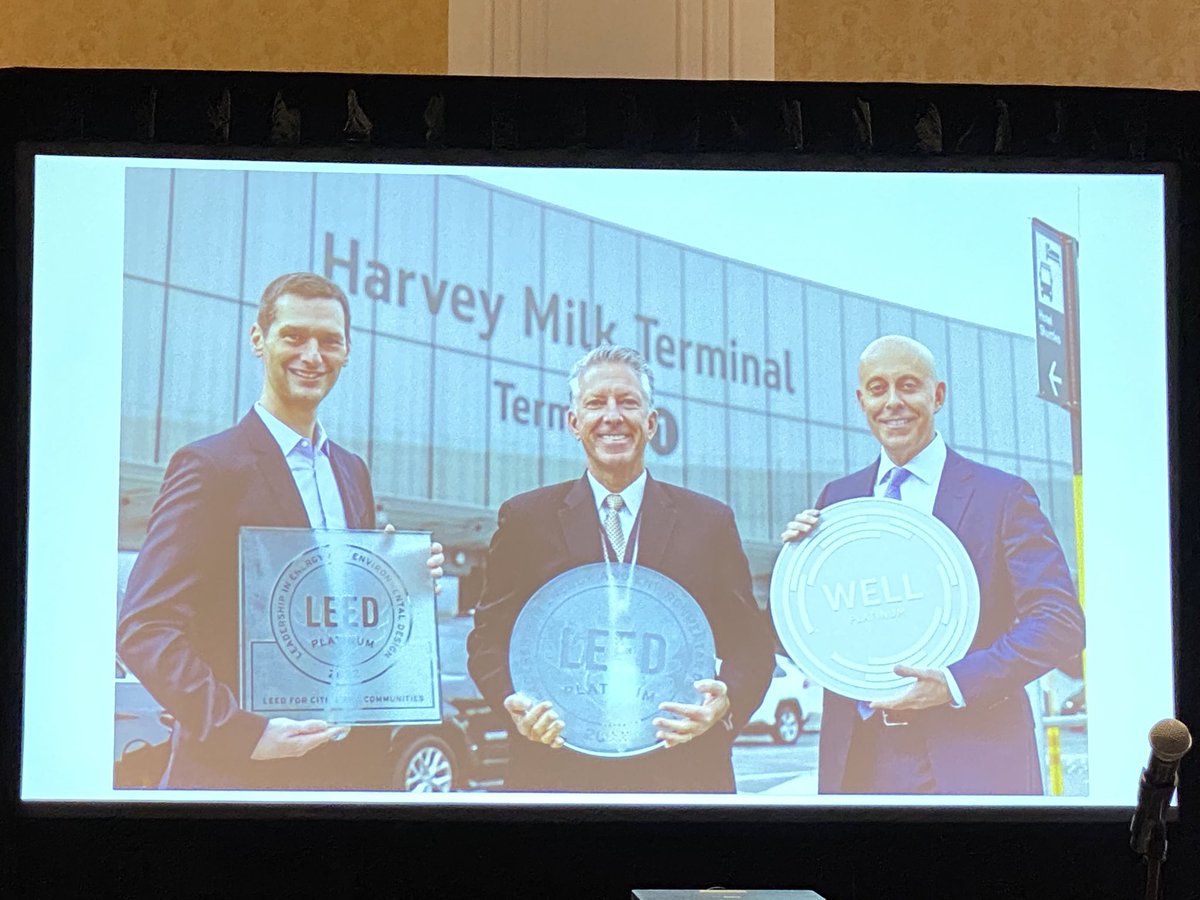 JaneLam_SW's tweet photo. Interesting to learn from Dr @mtrowbr at @icaanews #ICAAConference about the #WellBuildingStandard & love that @flySFO is the first airport built with it! 🤩😎 https://t.co/XizhG9Wn4N