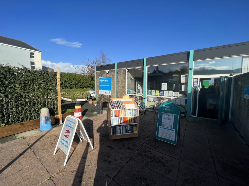 Down at the winter well-being event at Torpoint Library today, come and say hello!