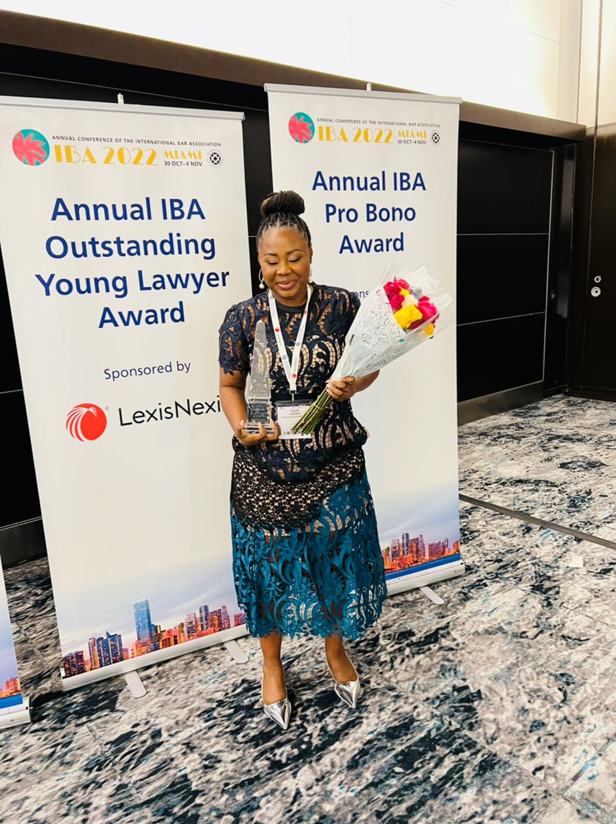 Ghana’s Yorm Ama Abledu is the recipient of the 2022 International Bar Association(IBA) Outstanding Young Lawyer Award.

Congratulations Ama🎉

ibanet.org/Ghanas-Yorm-Am…