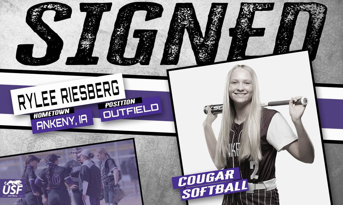 OFFICIAL 🖊 

Welcome to the Cougar family, Rylee!!! 💜🤍