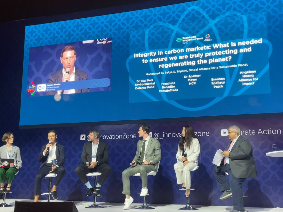 FranClimate's tweet photo. "Essentially, Blockchain technology is the one that will allow us to bring together all the different technologies and that is its beauty as it allows you to centralise all the services to get the necessary data and be efficient"
#blockchain #impact #climate #climatetrade https://t.co/CgF0vxIlEk
