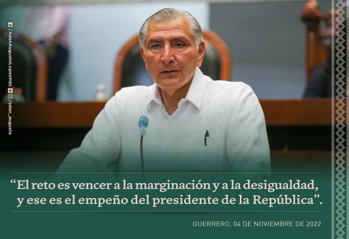 adan_augusto's tweet image. La paz que tanto anhelamos requiere del trabajo coordinado de todas las instancias.