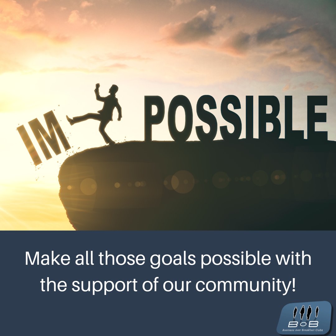 Do you ever have those days when reaching your goals just seems impossible?
Well, the good news is that we all have those days, and our community of wonderful business leaders work together to keep each other motivated and inspired.