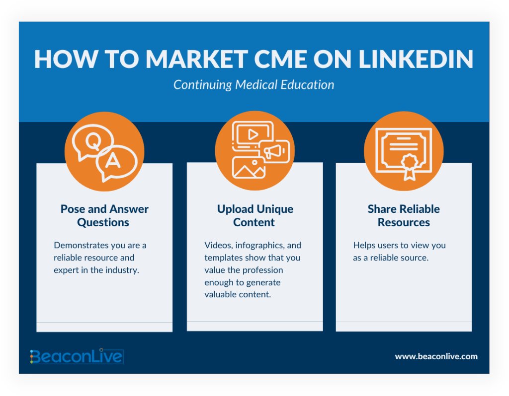 CME marketing on LinkedIn is a great way to show how engaging and exciting your educational programs are. Just be sure you review any relevant rules or guidelines expected of group members. #CMEMarketing #BeaconLive
Read the full article here: hubs.la/Q01qw7XY0