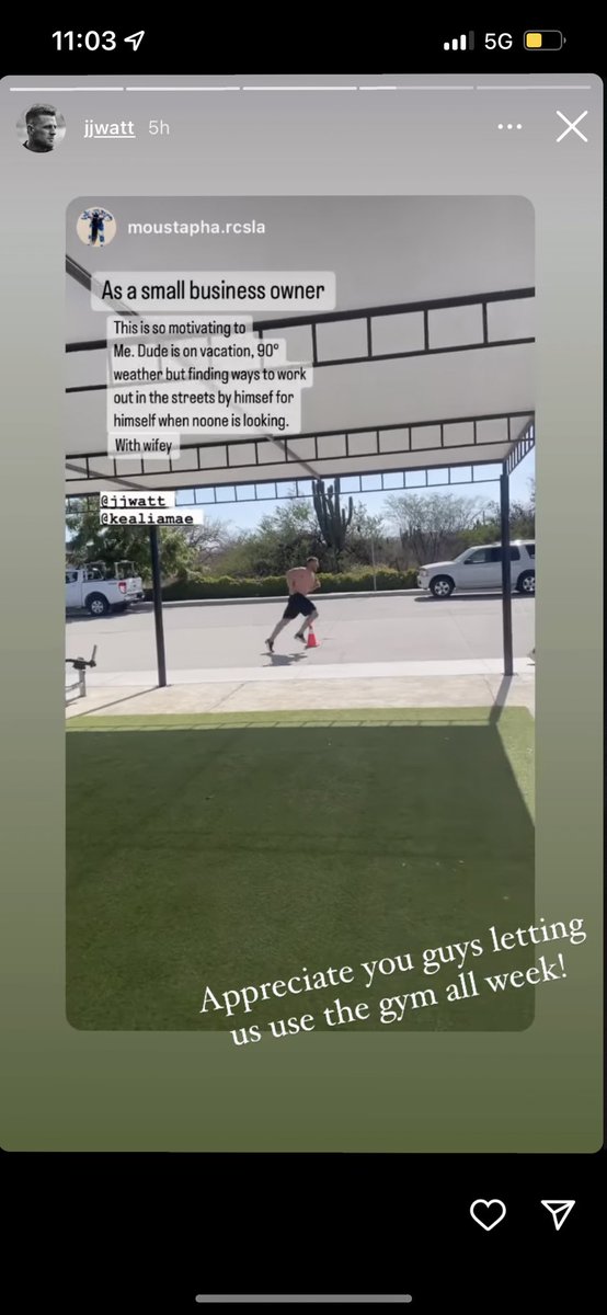 IsabelHunter3's tweet photo. Just waiting for @JJWatt to invest in our start-up that solves this problem.  Train from anywhere with Sensi! https://t.co/2ic64VLe04