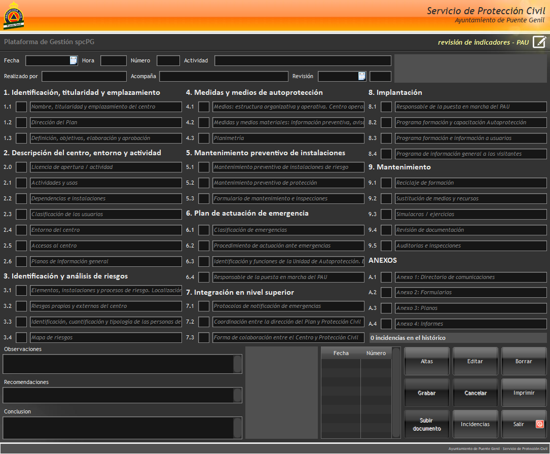 Los planes #PAU se implantan y valoran.

#ProtecciónCivil