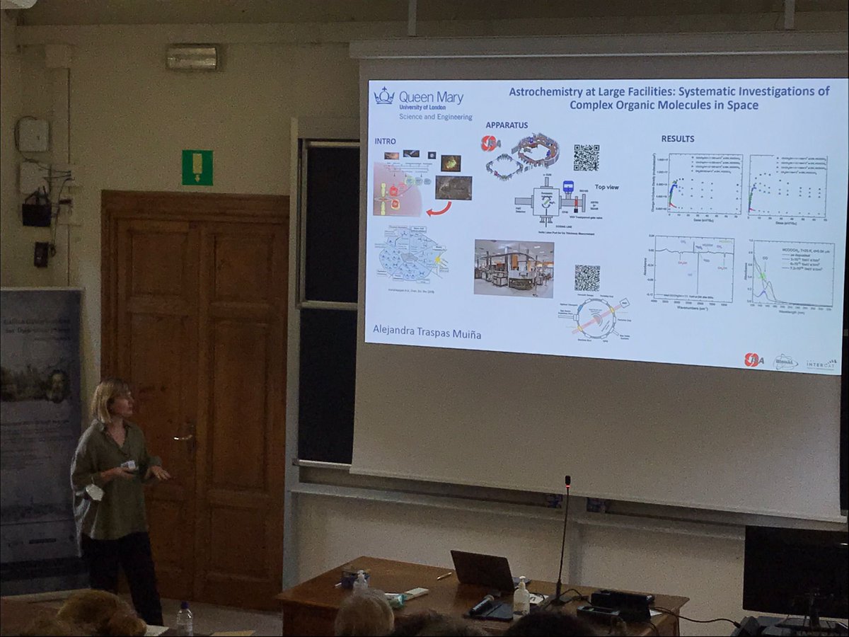 ale_traspas's tweet photo. Super proud of #JinZhang on giving his second ever #Astrochemistry talk at the #CosmicRays2 conference in #Florence!
I also had the chance to present my poster during today’s session. Very happy that the organising team allowed us to present our work :) (specially  @ryvendel ) https://t.co/qlPSHUGzvq