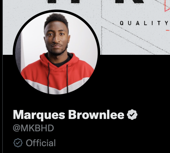 So now there’s two verified checks. One that shows next to your profile in replies, in retweets, and everywhere else: It means you’re a Twitter Blue subscriber. The other one (“Official”) only shows up on certain profiles and on tlmeline……