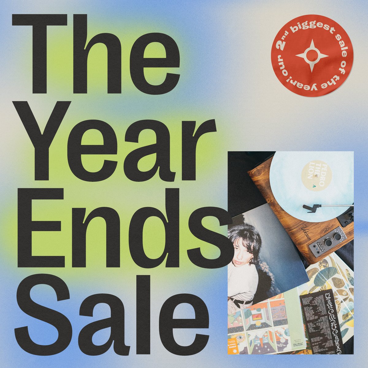 Polyvinyl's tweet photo. The Year Ends Sale has arrived! 

Save up to 70% off over 1000 items including limited edition vinyl, clothing, merch, posters, test pressings &amp; more 〰️

https://t.co/zDYQqipfEz https://t.co/fQMcmF3ZLs
