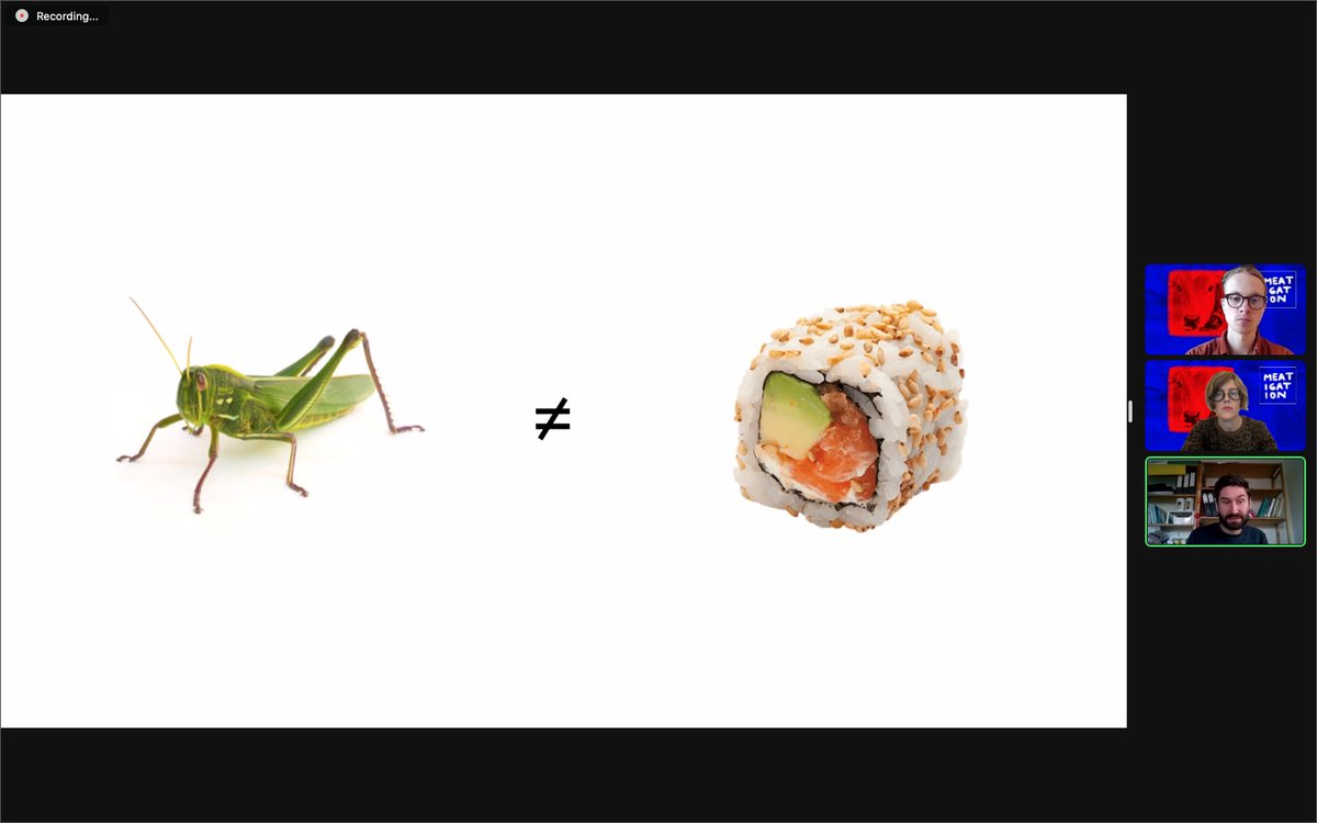 MEATigation's tweet photo. Stimulating talk @MEATigation #MEATmeets by Jonas House @ENPWageningen - offering a history of #sushi 's integration in USA #foodpractices by comparison to integrating #insects in current food practices -- arguing insects appear in a void meaning and competences around them @WUR https://t.co/FkYmOKbn5G