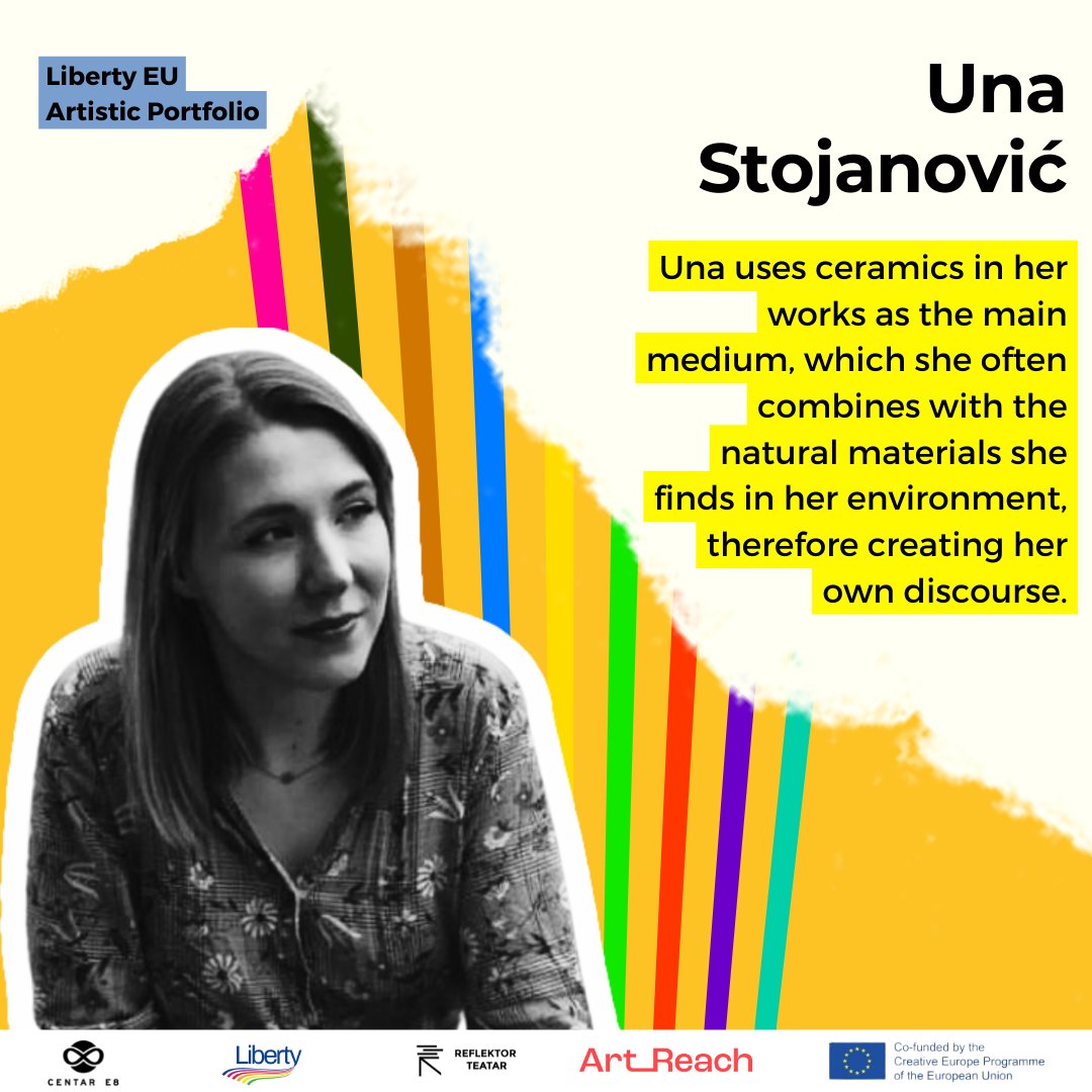 reflektorteatar's tweet photo. Meet our artists from #LibertyEU artistic portfolio! ✨
🎈 Una Stojanović
You can read Una's portfolio here: https://t.co/WwnQYcYV5W 💥
@_ArtReach https://t.co/4oUdefrTxX