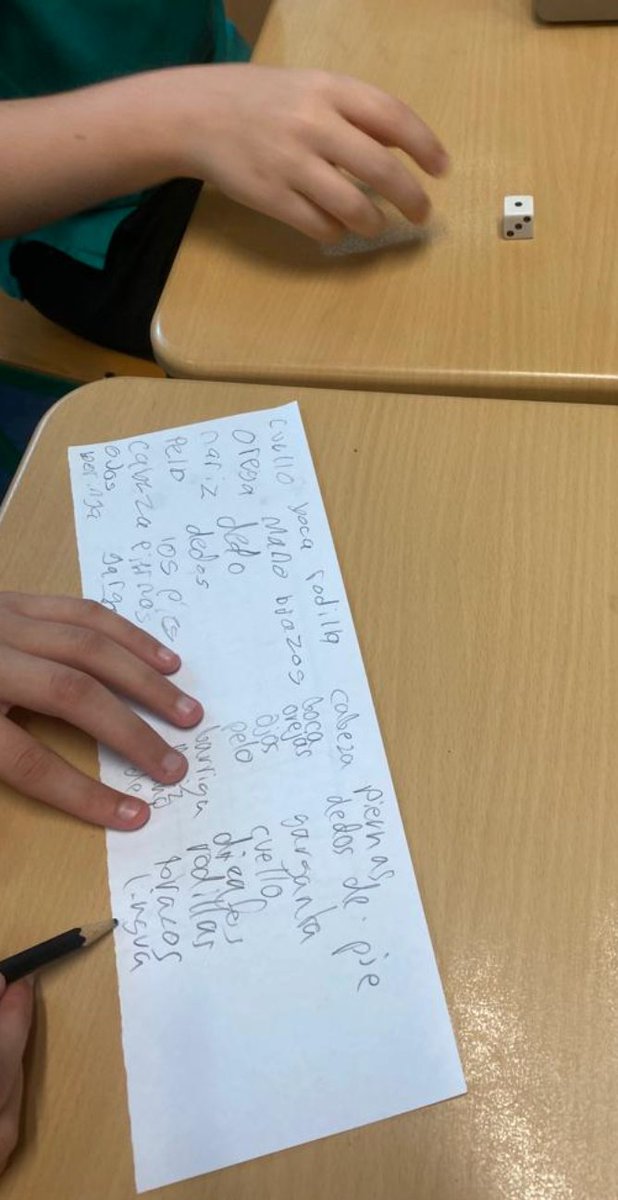 MONTMAIT's tweet photo. Using games to practice vocabulary: use dice and paper to practice vocabulary: Throw the dice until you get a "6," while your partner writes as much as possible. #engagement #learninglanguage #games https://t.co/GpDstWmmxS