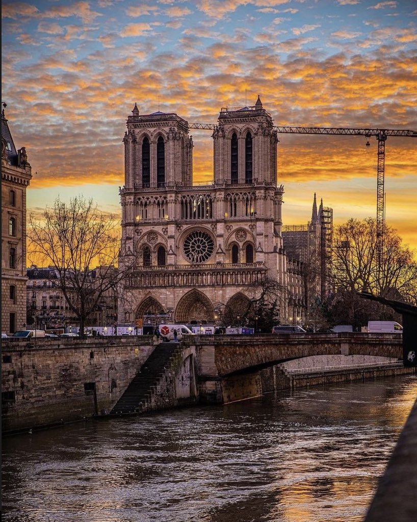 Sunset in Paris