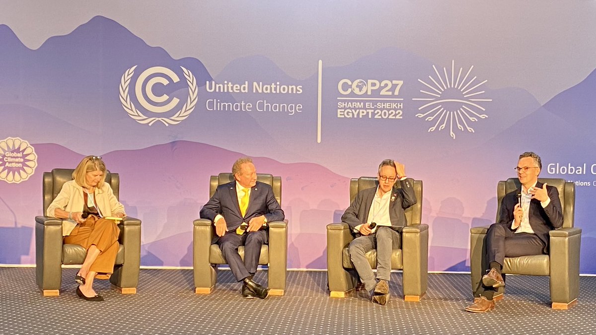 jaronzero's tweet photo. #FT #COP27 climate finance panel declares fossil fuel investment is dead, with or without policy changes. There’s no stopping clean energy’s increasing cost advantages over oil &amp; gas. @ClimateBlue https://t.co/Liy9Ld5bIo