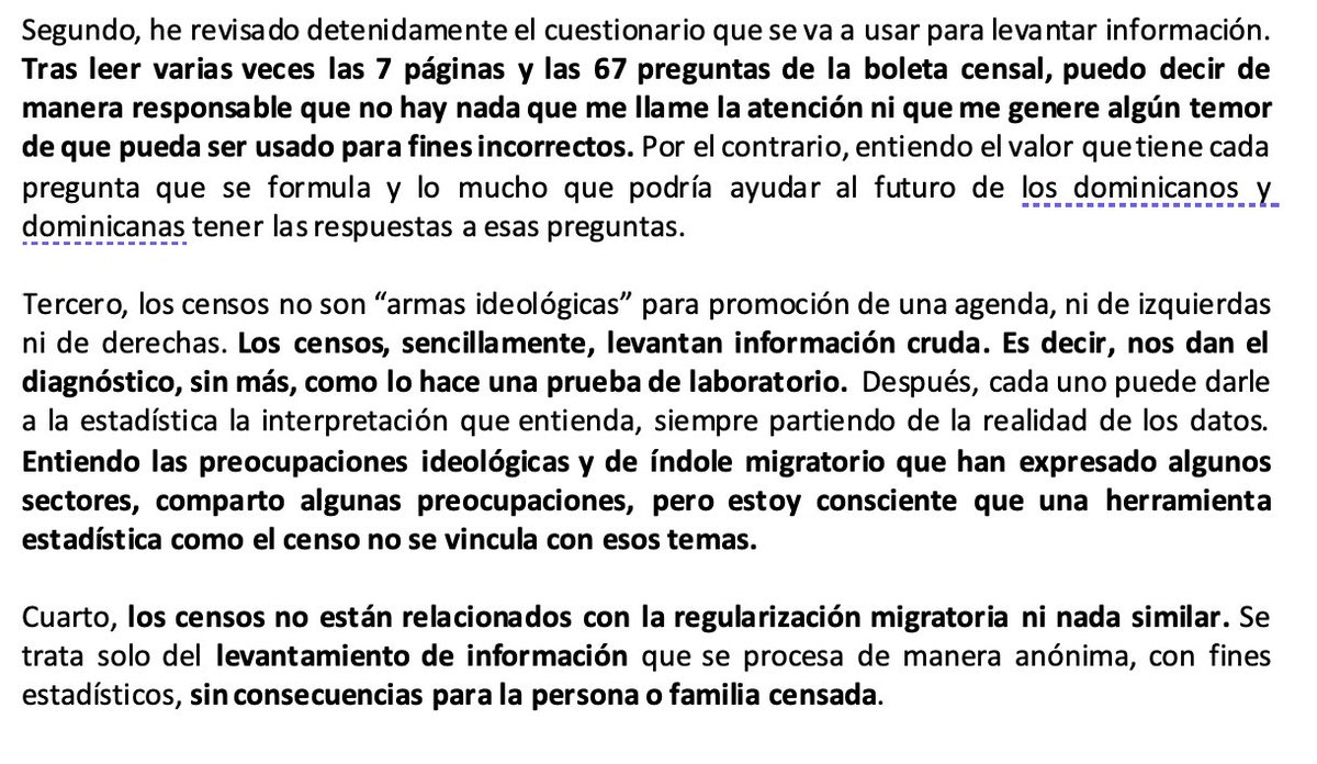 JimeneznJuan's tweet photo. Ante el debate que ha generado el tema del X Censo Nacional, en este documento expongo y argumento mi opinión personal respecto al tema. https://t.co/E6qH88kmbk