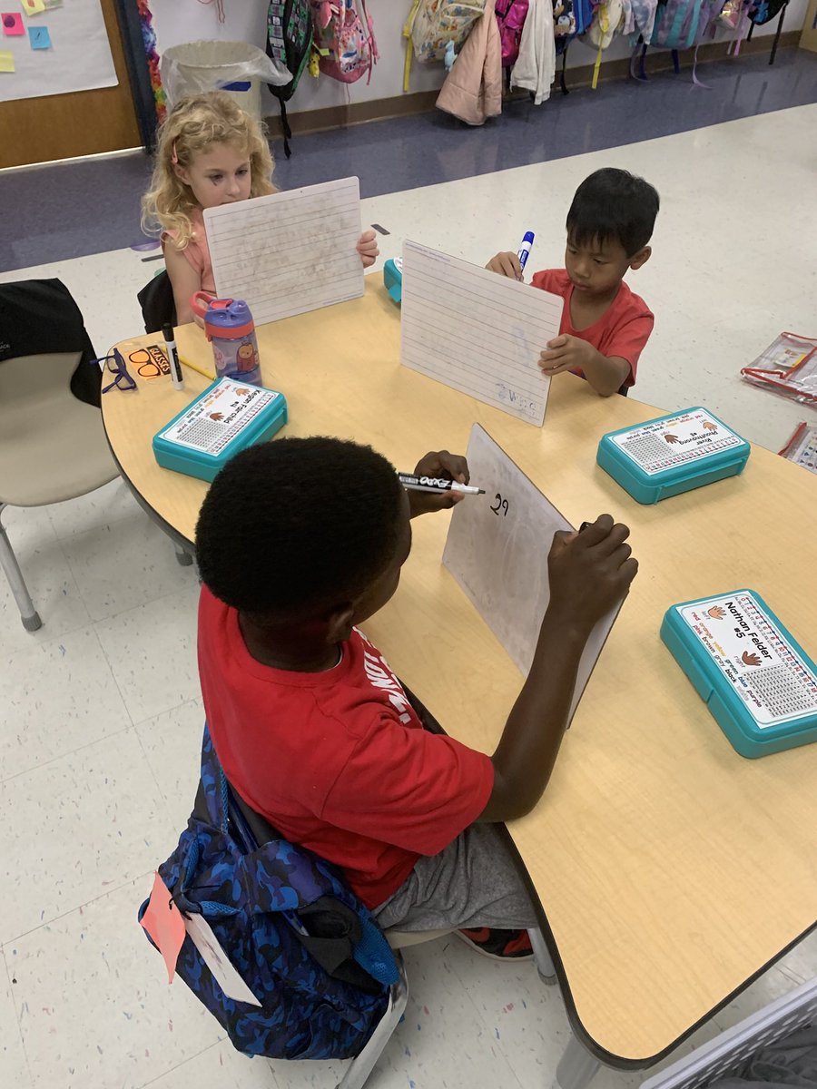 MrBrooksDay's tweet photo. Mrs. Bartolotti’s 1st graders were so engaged doing an Estimation Clipboard for their number sense routine. @OGElementary #mathworkshop #numbersense #estimationclipboard #numbersenseroutine https://t.co/IzXOI9Zshl