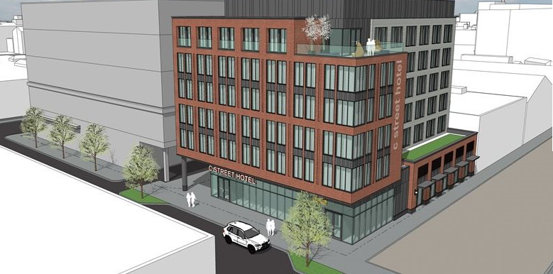 BostonPlans's tweet photo. There will be a public meeting tonight from 6-7:30 PM regarding the proposed project at 330 C Street on the #SouthBostonWaterfront to build a hotel. Register: https://t.co/qEAdt15HtU https://t.co/5r2YcQHLCK