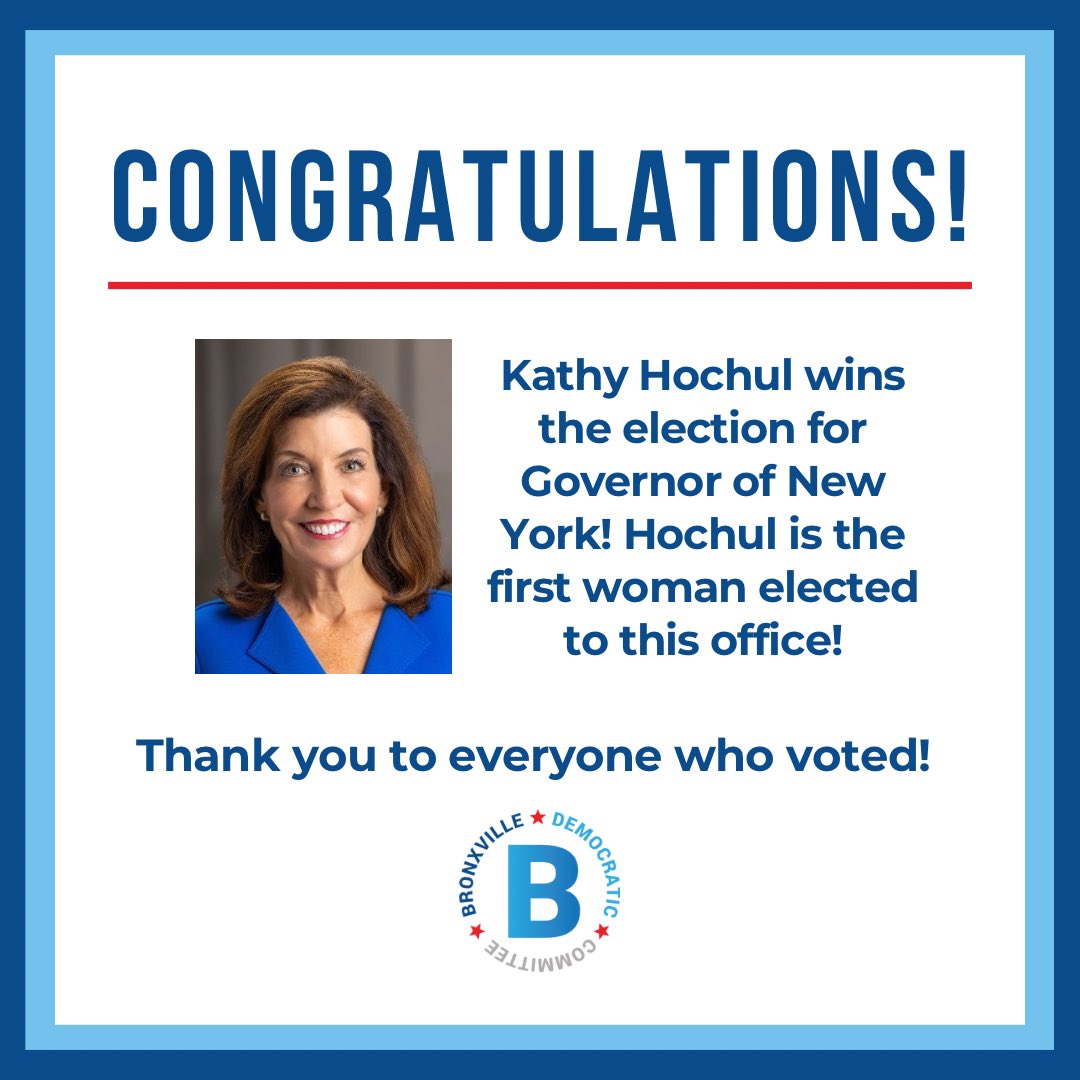 Bronxville Democratic Committee tweet media