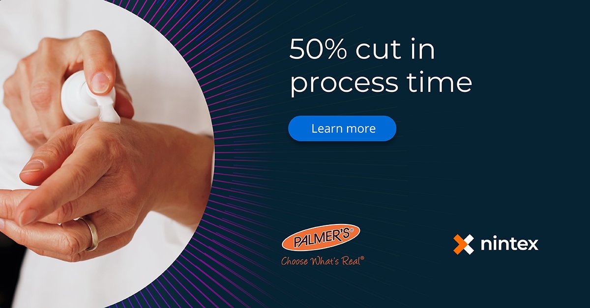 Faster time to market delivered a huge revenue boost for E.T. Browne Drug Co. Read how they cut 50% off new label processing time by automating approvals for their Palmer’s Cocoa Butter product line. bit.ly/3T2r8No #ProcessAutomation #WorkflowAutomation