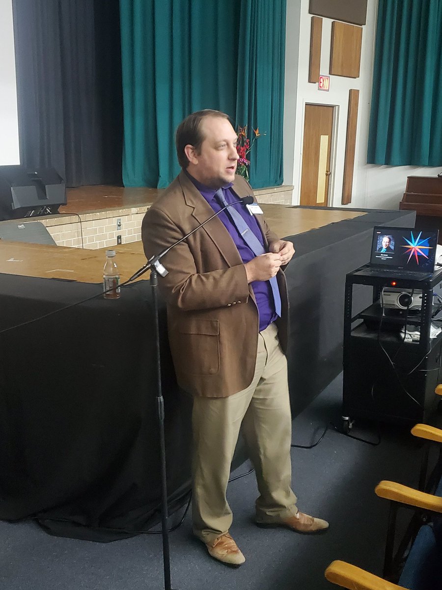 District 7 Kansas State BOE Representative Ben Jones presents to our students today before our student organized career day.