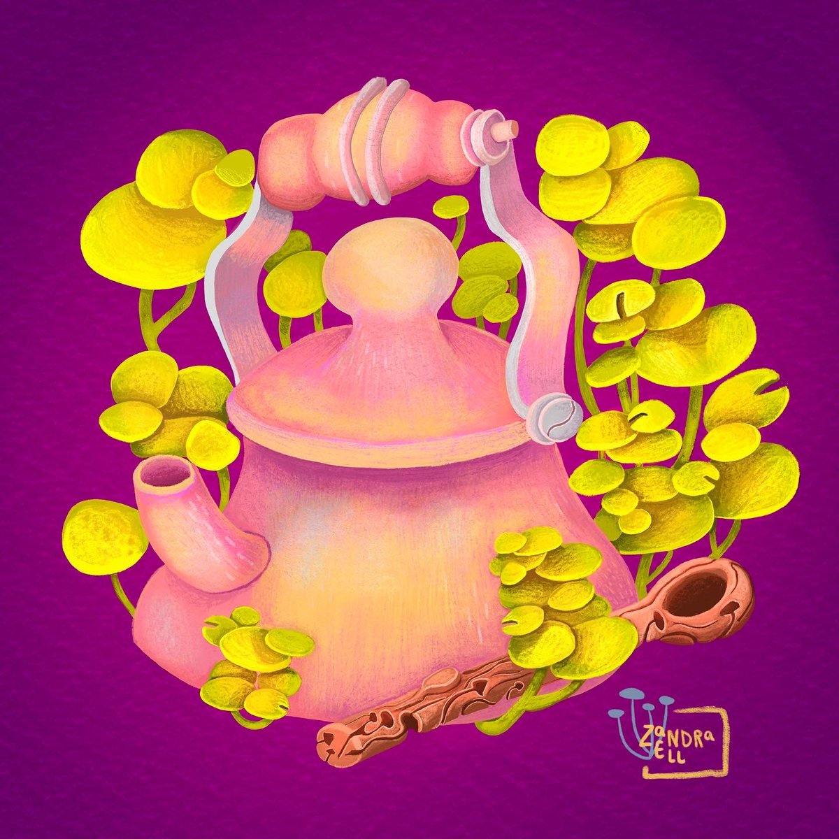 zandraellart's tweet photo. Patreon sticker for this month! Link in bio! #illustration #kidlitart #childrensbooks #teatime https://t.co/BkBqLNSU0N