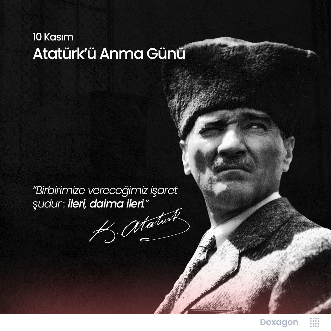 doxagon_dms's tweet photo. Cumhuriyetimizin kurucusu Ulu Önder Mustafa Kemal Atatürk’ü saygı, sevgi, özlem ve minnetle anıyoruz.
#Doxagon #10Kasım #MustafaKemalAtatürk #Atatürk https://t.co/XAZr0I2tr5