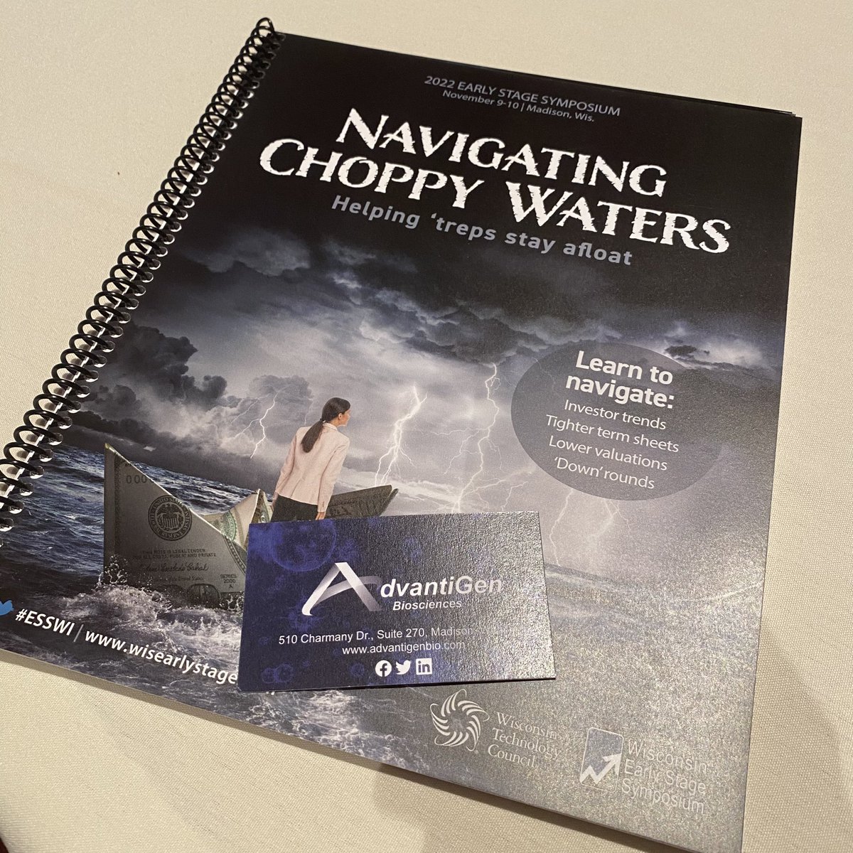 AdvantigenBio's tweet image. The 2022 #ESSWI is getting underway and we’re looking forward to the #keynote. Thank you @WiscTechCouncil for hosting this event.