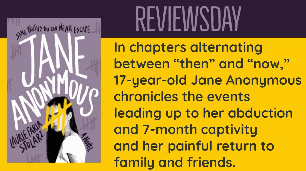 Gateway 9: Jane Anonymous by @lauriestolarz uses alternating timelines to keep you glued to the story in this page-turner. If you love a good mystery, you should definitely pick this one up. #WeAreMehlville @Mehlville_HS