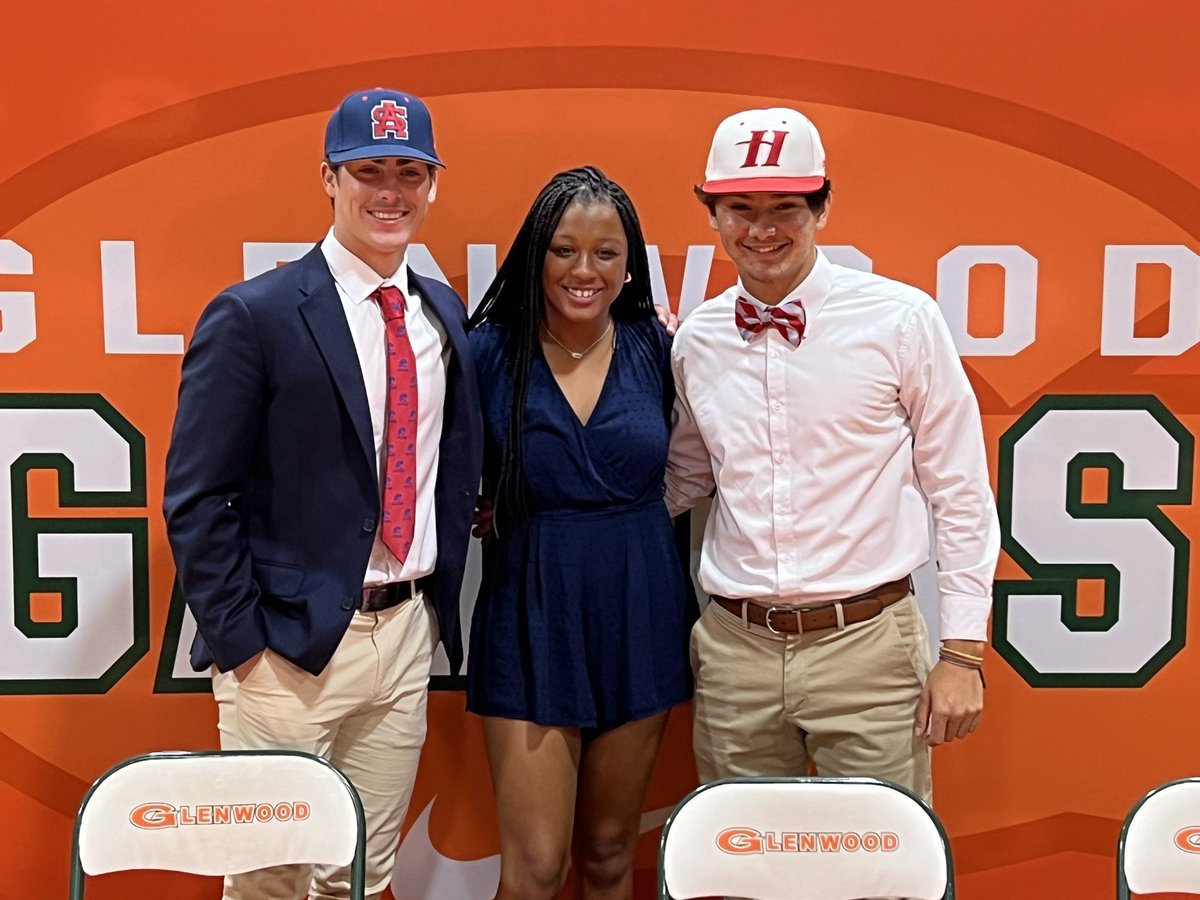 Happy National Signing Day! 

Congrats to Glenwood’s <a href="/jaxonmilam/">Jaxon Milam</a> (Baseball/South Alabama), Pierce Edwards (Baseball/Huntingdon College) and Simone Gillispie (Softball/GA Southwestern). <a href="/wtvmsports/">WTVM Sports Leader 9</a>