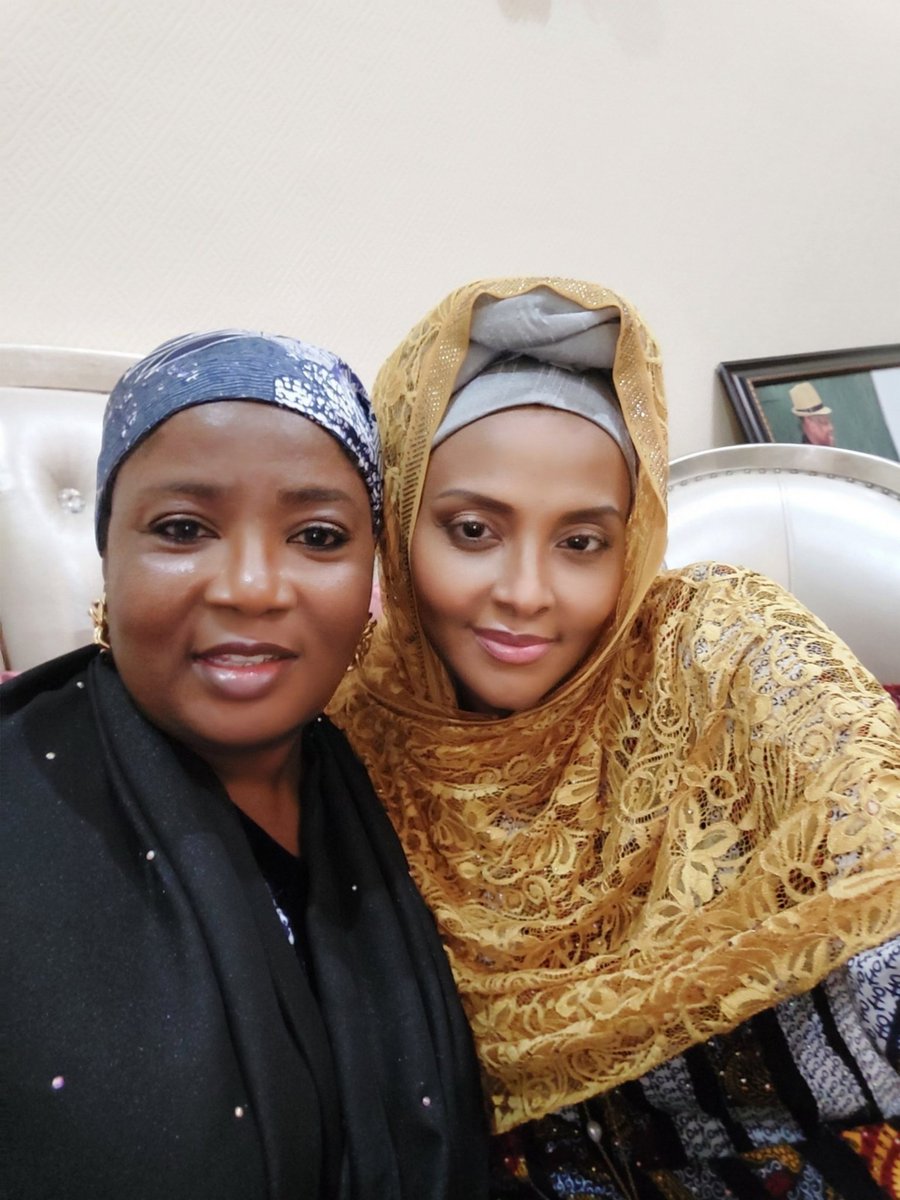 G_sparking's tweet photo. Yesterday with Iyaloja Folashade Tinubu. We are on course for victory. In shaa Allah. https://t.co/O5O5Xurw3A