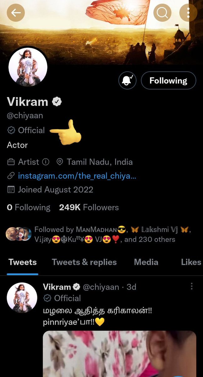 Kanicvf07's tweet photo. New update
@chiyaan 😍💚

#ChiyaanVikram #Thangalan https://t.co/N3BkzecrQX