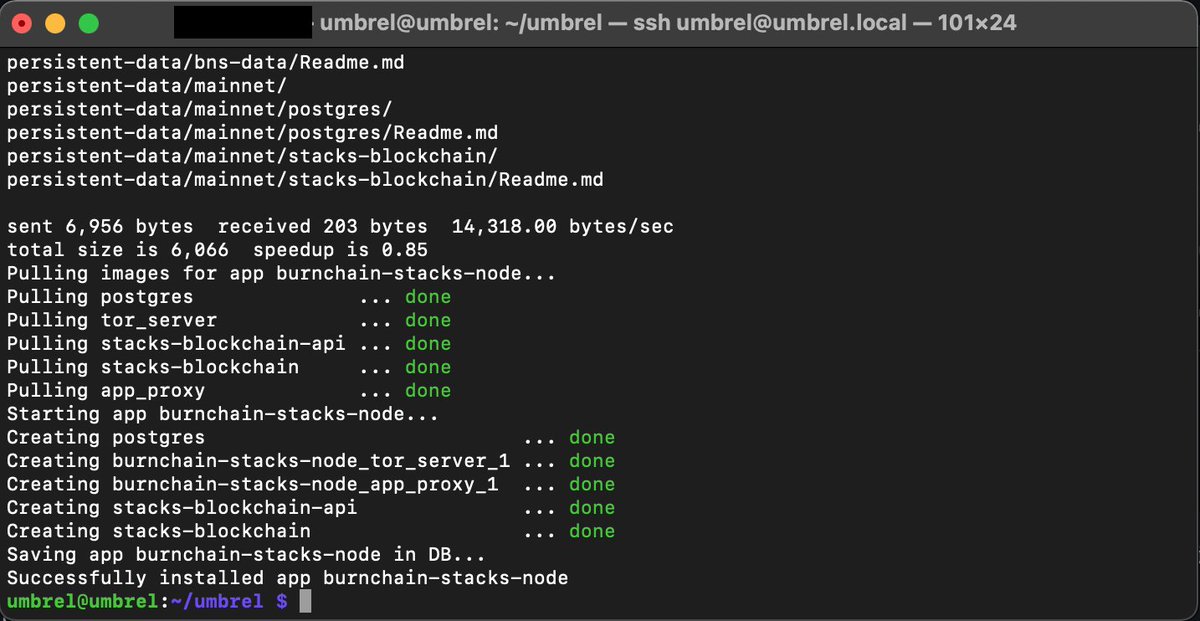 BurnChain's tweet photo. So, while we are still working on a cloud hosted version of @Stacks nodes it seems the stars are lining up for a more self-sovereign version to be available first. Wish us luck!! Umbrel + Bitcoin + Lightning + Stacks = 🔥 https://t.co/RxXFEo1mLw