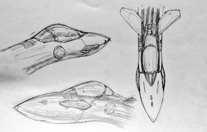 VF-19落書き

角度によって表情が全く違う奇跡的なデザイン…!! 