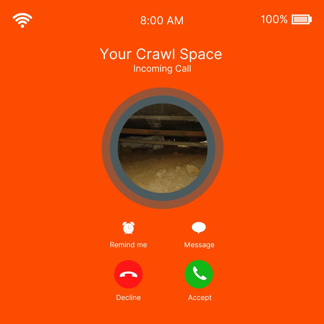 CrawlspaceMedic's tweet photo. You don't want to miss this call! 📱

#crawlspacemedic #crawlspaceproblems #cola #columbia #columbiasc https://t.co/JyOjRcaeFs