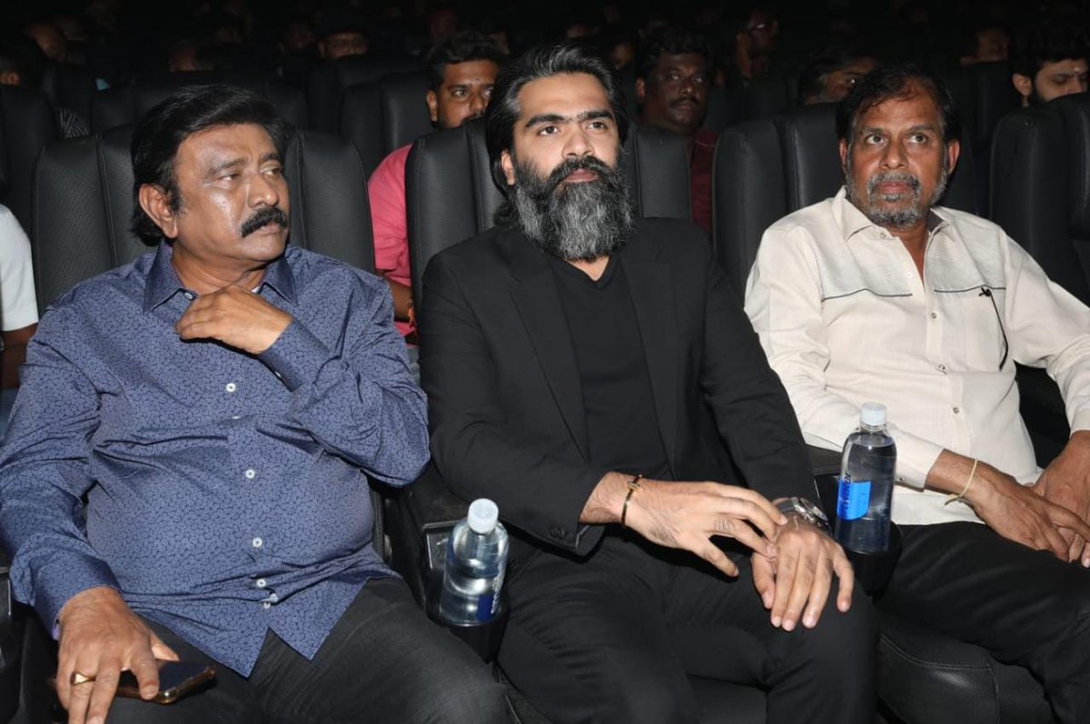 iamrajesh_pov's tweet photo. #Atman @SilambarasanTR_ Latest Look At #VTK50ThDay at Sathyam Cinemas... https://t.co/vgzTBObuWH