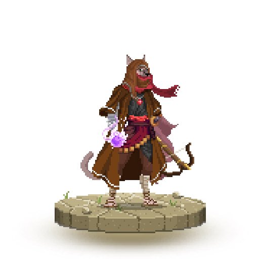 Jen_n_now's tweet photo. An app that made my D&amp;D campaign’s characters into pixel minis, I’ll never recover from this… https://t.co/ePYrOdC5I0