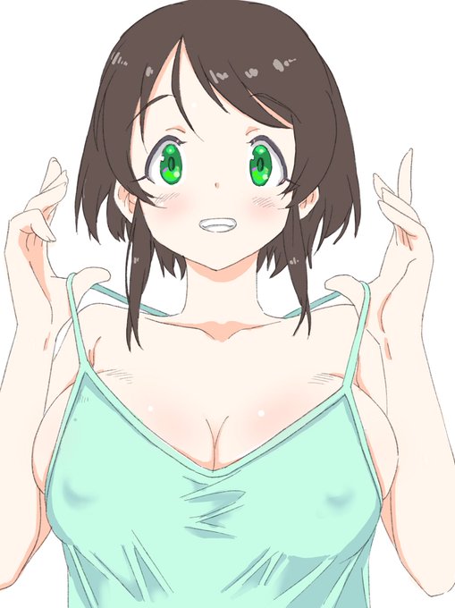 【アイドル】[相葉夕美][原田美世][浅利七海][北川真尋]【プレイ・シチュ】[キャミソール][手コキ][露出散歩][耳舐め][着衣放尿]#shikojan #今日は図らずも健全になってしまった。原田美世+キャミソール。 