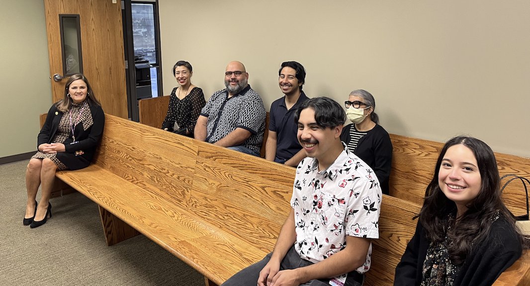 COSA_D7's tweet photo. As we celebrate #MunicipalCourtWeek, Presiding Judge Carla Obledo invited the D7 team to tour the municipal court. We met the judges and magistrates who preside over trials and learned how they keep the courts efficient and accessible. Thank you for all you do for public safety! https://t.co/JmS0ybMPET