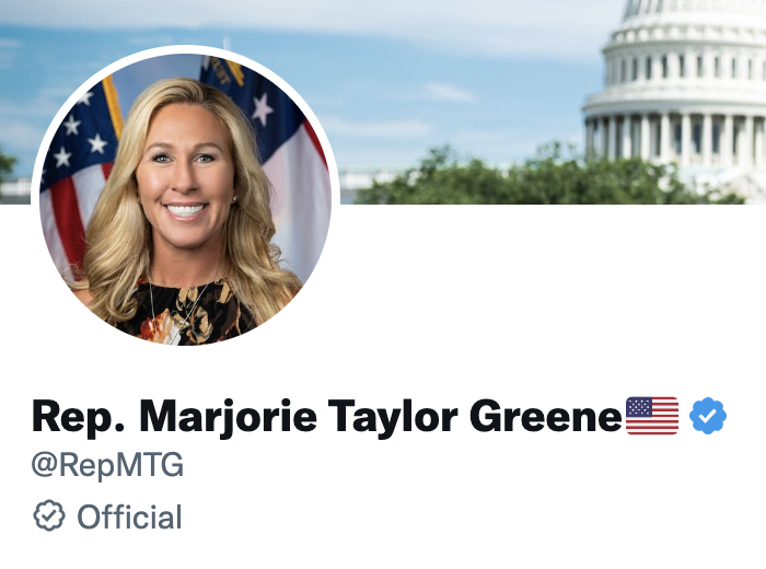 BrandyZadrozny's tweet image. Yes for MTG but no for POTUS