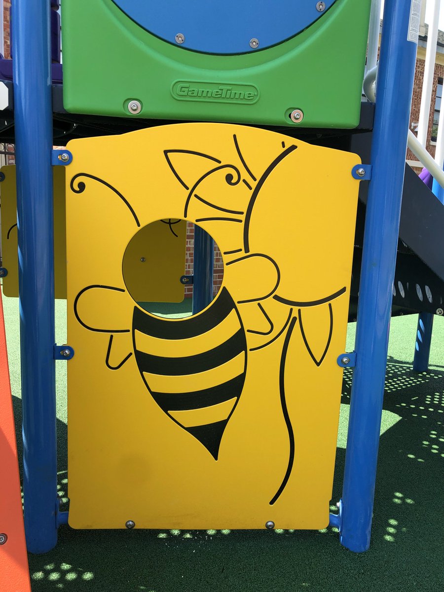 CunninghamRec's tweet photo. Take a look at this fun "Bee" themed playground at the Child Development Center at Tarleton State University in Stephenville, TX. #ChildDevelopmentCenters #EarlyChildhood #PreschoolPlayground #Playgrounds #Preschool #ChildCare https://t.co/ck5R490LFu https://t.co/q9kpMZM1tX