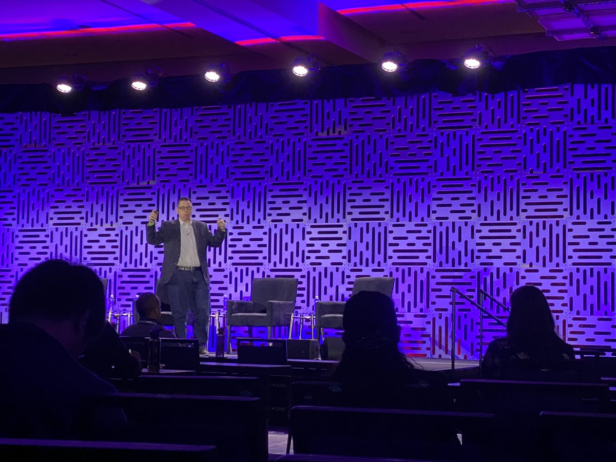 Starting off day 2 of <a href="/forrester/">Forrester</a> #forrsecurity 2022 with <a href="/jeff_pollard2/">Jeff Pollard</a> selling us on the chief trust officer. Mission accomplished.