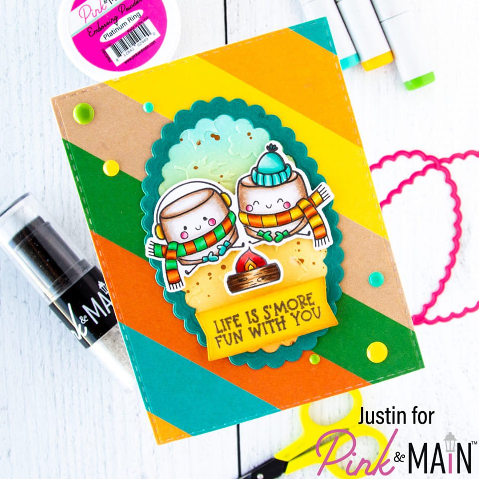 pinkandmain's tweet photo. Justin here’ and today I am having more fun than usual with the S’more Fun #stampset!! I just love all of the colors on this card, because it really captures a fall scene with some non-traditional colors!
#pinkandmain #clearstamps #papercrafts #cardmaking #autumncard #handmade https://t.co/FSYKkj3exI