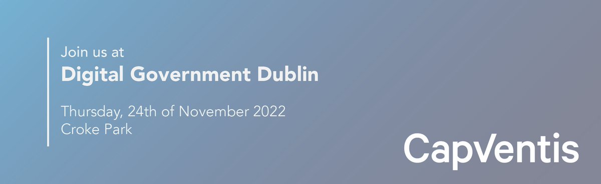 We are thrilled to sponsor Digital Government 2022 in Dublin on the 24th of November. The event brings together all the Government and Public Sector actors. Make sure to register for the event and hopefully we will see you there!
And you can register here: loom.ly/5jd9Sc4
