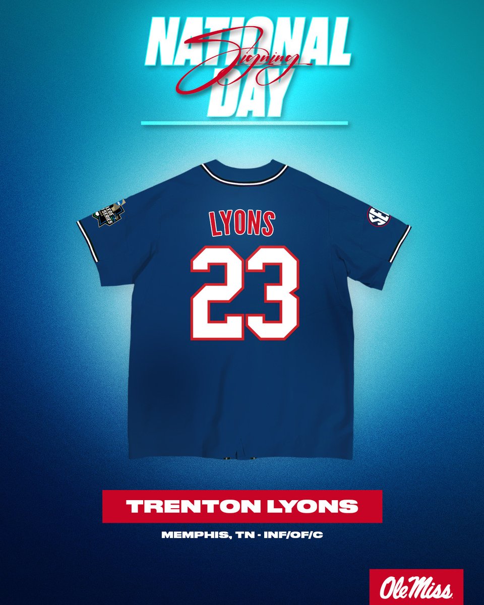 Welcome to the Ole Miss family Trenton Lyons! 🙌

#HottyToddy | <a href="/TrentonLyons3/">Trenton Lyons</a>