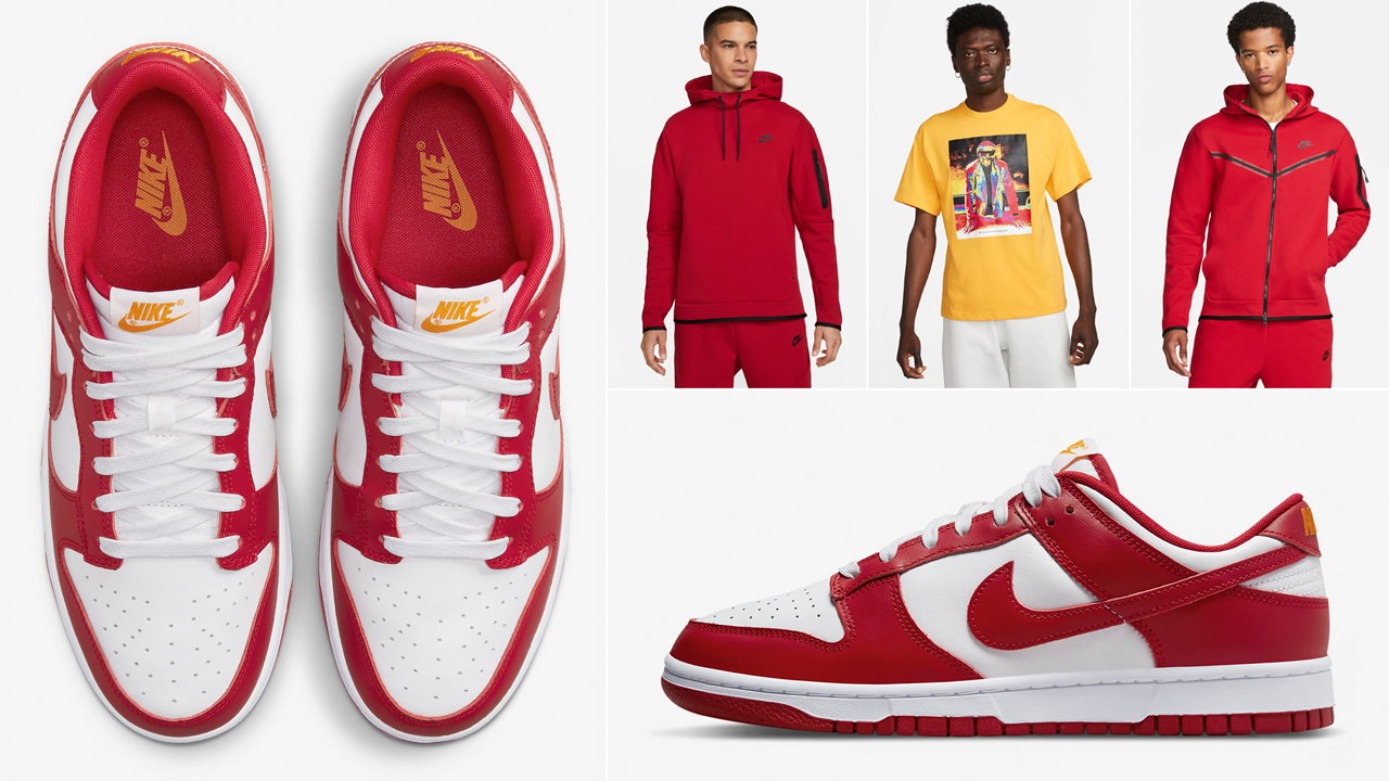 nike dunk low gym red