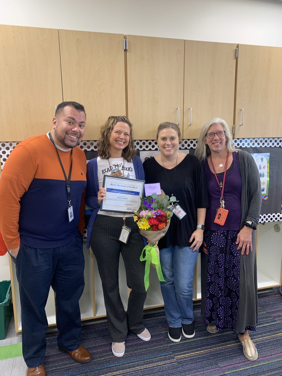 Congratulations Emily Joubert @emilyjoubert12 is our November Mentor Coordinator of the Month! We appreciate all you do to support the BTs and Mentors at Fuller ES!! <a href="/FullerMediaCtr/">Fuller Media Center</a> <a href="/GHernandezJr/">Gerald Hernandez Jr.</a> <a href="/gggstidham/">Cheryl Stidham</a> @sddteach <a href="/jenniferrolet/">Jennifer Ouellette</a> @mszeto_1 <a href="/MarcTheEdukator/">Marcus Saunders</a> @frescolnrob
